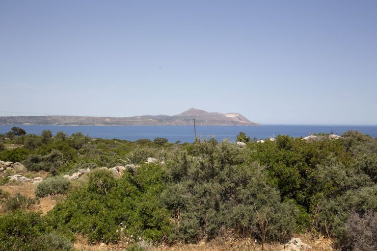 PLOT WITH SEA VIEW IN THE VILLAGE OF KOKKINO CHORIO