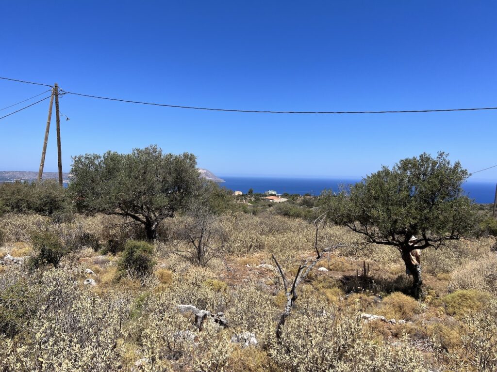 PLOT WITH SEA AND MOUNTAIN VIEWS IN THE VILLAGE OF KOKKINO CHORIO