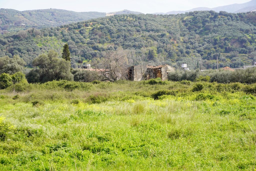 TERRAIN CONSTRUCTIBLE DANS LE BEAU VILLAGE DE VOUKOLIES