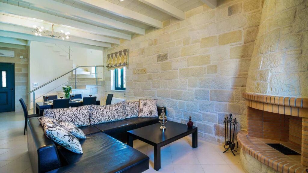 CRONOS LUXURY STONE VILLA WITH SEA VIEW