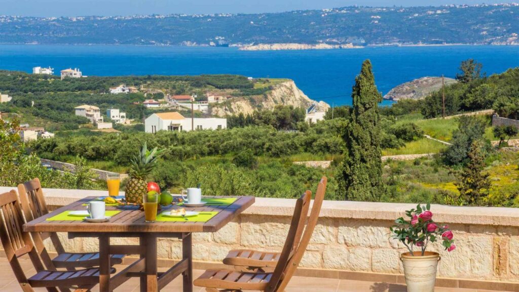 CRONOS LUXURY STONE VILLA WITH SEA VIEW