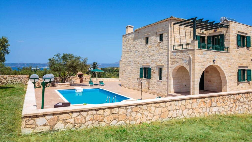 CRONOS LUXURY STONE VILLA WITH SEA VIEW