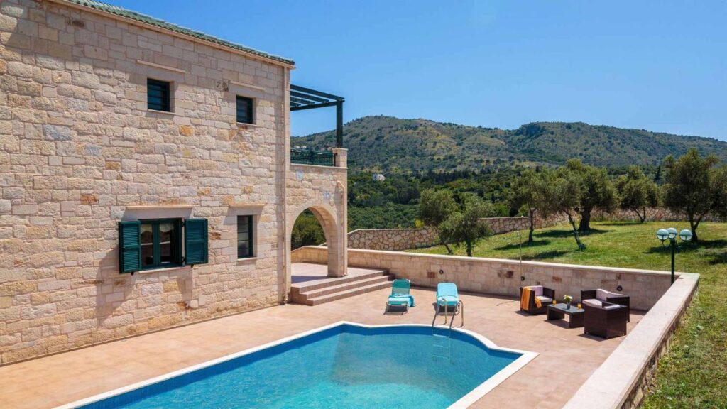 CRONOS LUXURY STONE VILLA WITH SEA VIEW