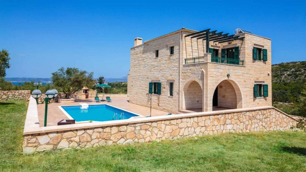 CRONOS LUXURY STONE VILLA WITH SEA VIEW