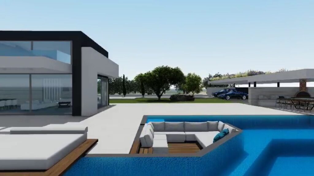 PROJECT VILLAS WITH LARGE SWIMMING POOL