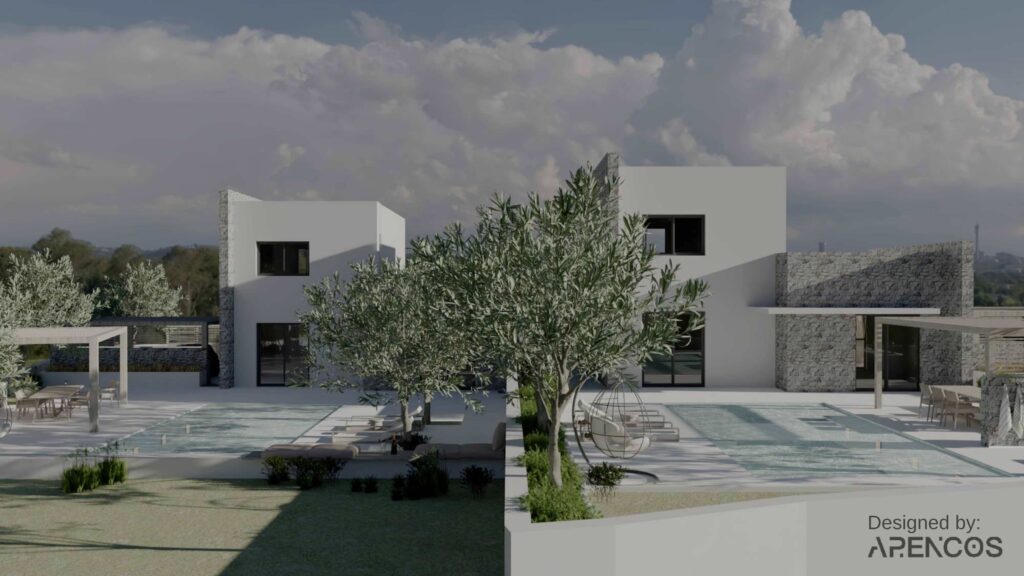 WONDERFUL VILLA UNDER CONSTRUCTION IN DRAPANOS