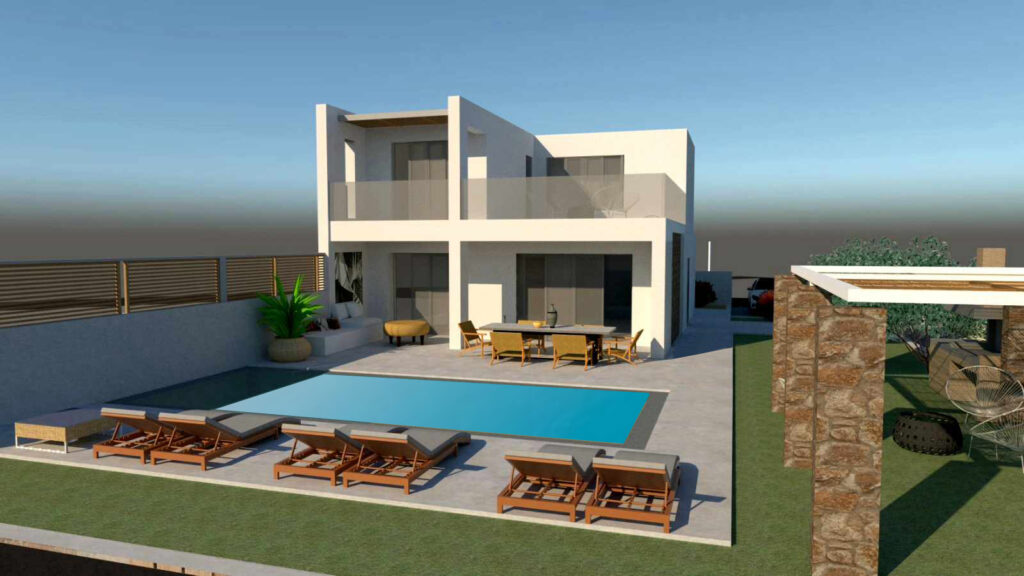 DETACHED HOUSE WITH POOL IN CHORAFAKIA