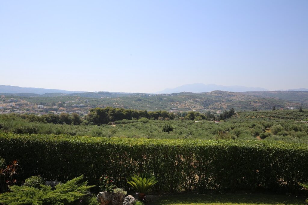 A CLASSY VILLA IN KALYVES WITH MOUNTAIN VIEW