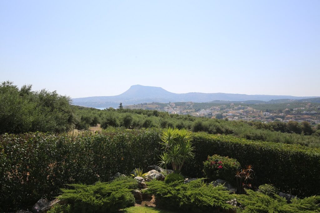 A CLASSY VILLA IN KALYVES WITH MOUNTAIN VIEW