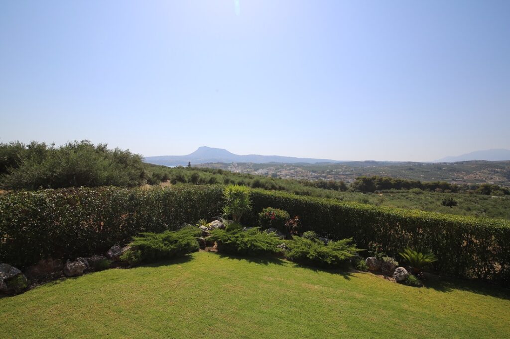 A CLASSY VILLA IN KALYVES WITH MOUNTAIN VIEW