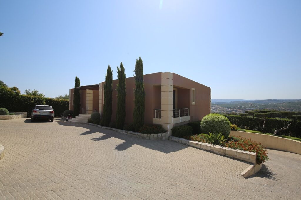 A CLASSY VILLA IN KALYVES WITH MOUNTAIN VIEW