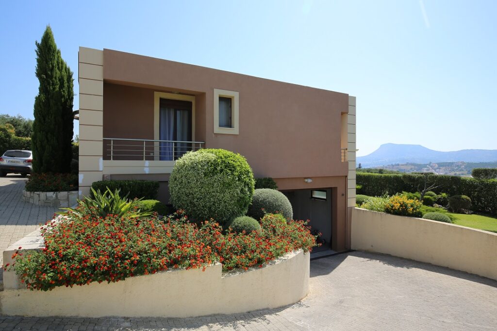 A CLASSY VILLA IN KALYVES WITH MOUNTAIN VIEW