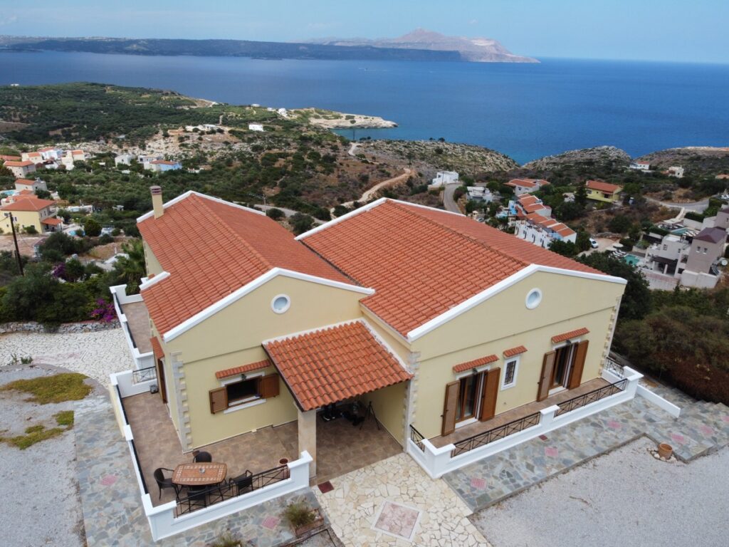 Villa with Panoramic Sea Views in Kokkino Chorio