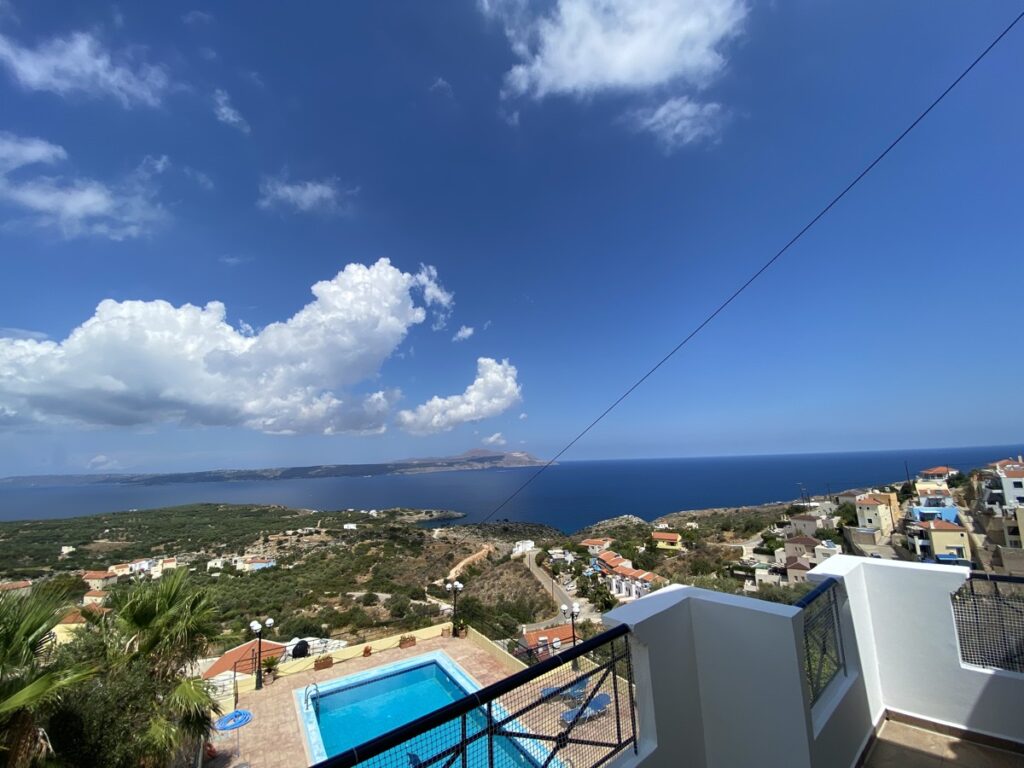 Villa with Panoramic Sea Views in Kokkino Chorio